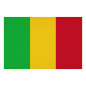 Poster Drapeau du Mali (Devant)