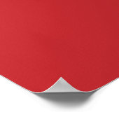 Poster Drapeau du Maroc (Coin)