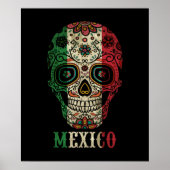 Poster Drapeau du Mexique (Devant)