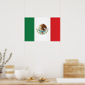 Poster Drapeau du Mexique (Cuisine)
