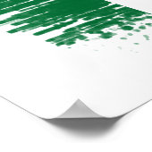 Poster Drapeau du Mexique (Coin)