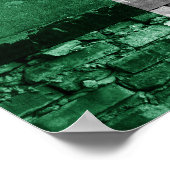 Poster Drapeau du Mexique (Coin)