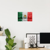 Poster Drapeau du Mexique (Bureau à domicile)