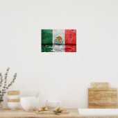 Poster Drapeau du Mexique (Cuisine)