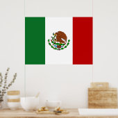 Poster Drapeau du Mexique (Cuisine)