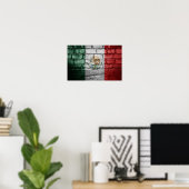 Poster Drapeau du Mexique (Bureau à domicile)
