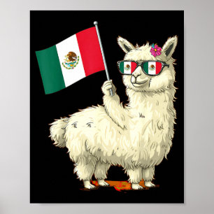 Poster Drapeau du Mexique fierté mexicaine racines mexica