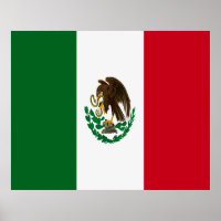 Drapeau du Mexique patriotique