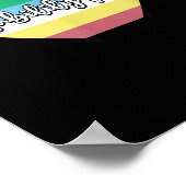 Poster Drapeau du Mois de la Fierté des Personnes Handica (Coin)