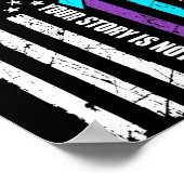 Poster Drapeau du Mois de la sensibilisation à la prévent (Coin)