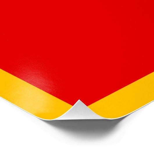 Poster Drapeau du Monténégro (Coin)