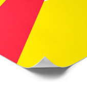 Poster Drapeau du Mozambique (Coin)