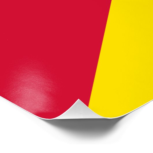 Poster Drapeau du Mozambique (Coin)