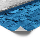 Poster Drapeau du mur d'Argentine (Coin)