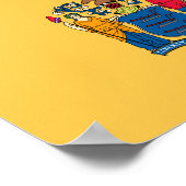 Poster Drapeau du New Jersey (Coin)