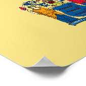 Poster Drapeau du New Jersey (Coin)