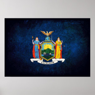 Poster Drapeau du New Yorker