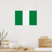 Poster Drapeau du Nigeria (Cuisine)