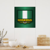 Poster Drapeau du Nigeria (Cuisine)