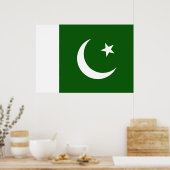 Poster Drapeau du Pakistan (Cuisine)