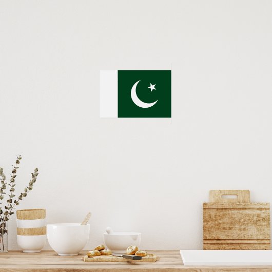 Poster Drapeau du Pakistan (Cuisine)