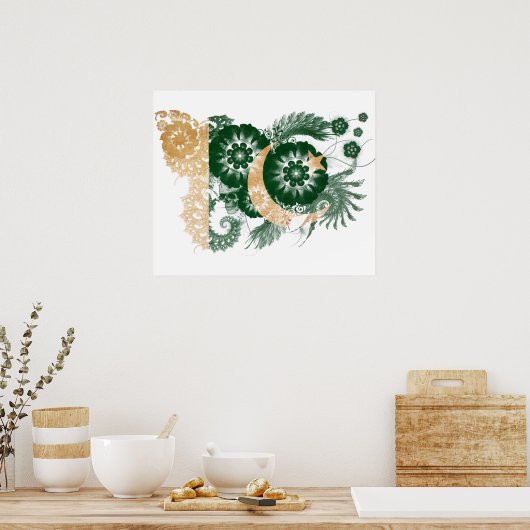Poster Drapeau du Pakistan (Cuisine)