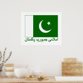 Poster Drapeau du Pakistan (Cuisine)