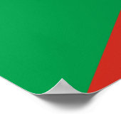 Poster Drapeau du Pays basque (Coin)