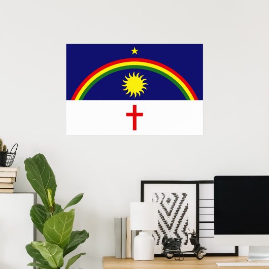 Poster Drapeau du Pernambuco, Brésil (Bureau à domicile)