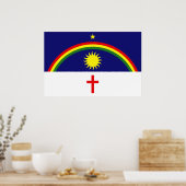 Poster Drapeau du Pernambuco, Brésil (Cuisine)