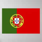 Poster Drapeau du Portugal (Devant)