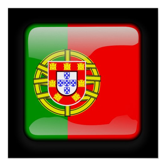 Poster Drapeau du Portugal (Devant)