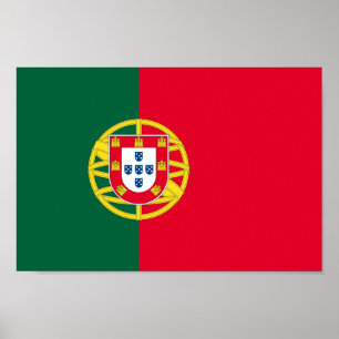 Poster Drapeau du Portugal pour jour férié au Portugal
