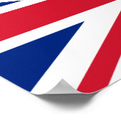 Poster Drapeau du Royaume-Uni (Coin)