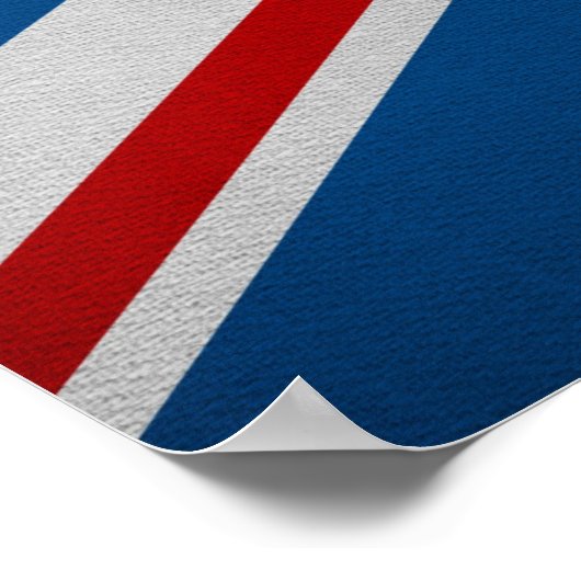 Poster Drapeau du Royaume-Uni (Coin)