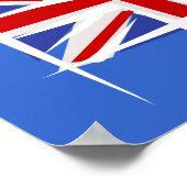 Poster Drapeau du Royaume-Uni (Coin)