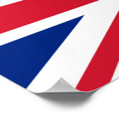 Poster Drapeau du Royaume-Uni (Coin)