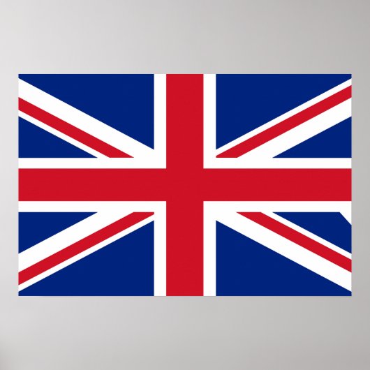 Poster Drapeau du Royaume-Uni (Devant)
