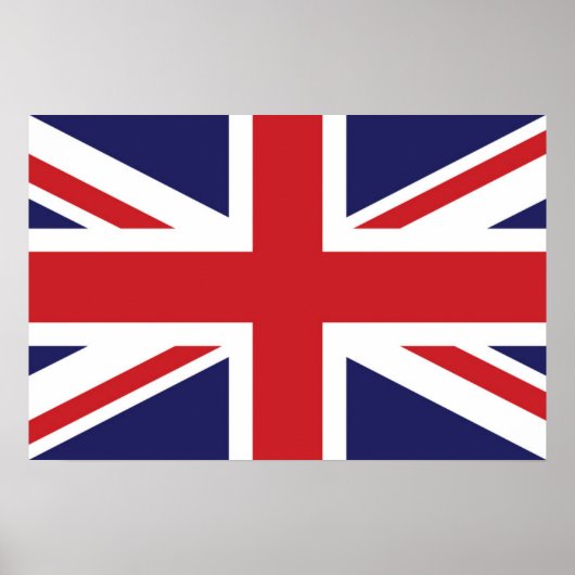 Poster Drapeau du Royaume-Uni (Devant)