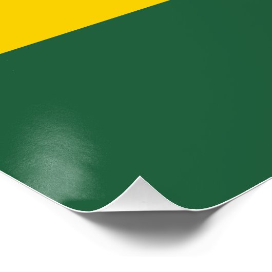 Poster Drapeau du Rwanda (Coin)