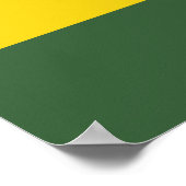 Poster Drapeau du Rwanda (Coin)