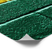 Poster Drapeau du Rwanda (Coin)