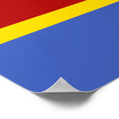 Poster drapeau du Swaziland (Coin)