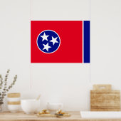 Poster Drapeau du Tennessee (Cuisine)