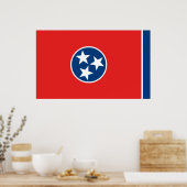 Poster Drapeau du Tennessee (Cuisine)