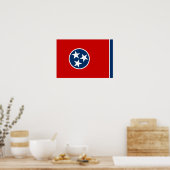 Poster Drapeau du Tennessee (Cuisine)