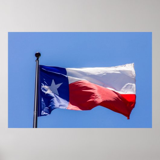 Poster Drapeau du Texas (Devant)
