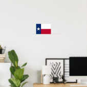 Poster Drapeau du Texas (Bureau à domicile)