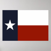 Poster Drapeau du Texas (Devant)