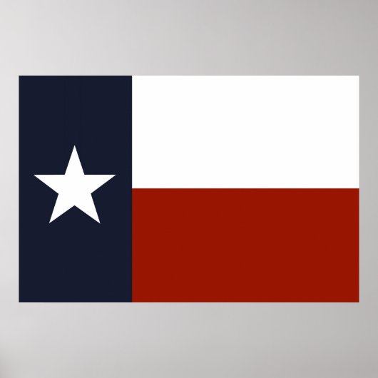 Poster Drapeau du Texas (Devant)